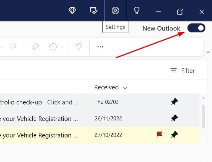 restore the Mail app in windows
