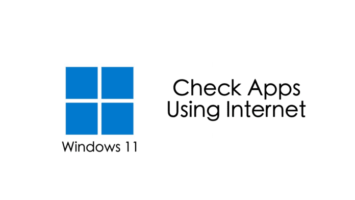 How to Check Apps Using Internet on Windows 11 (4