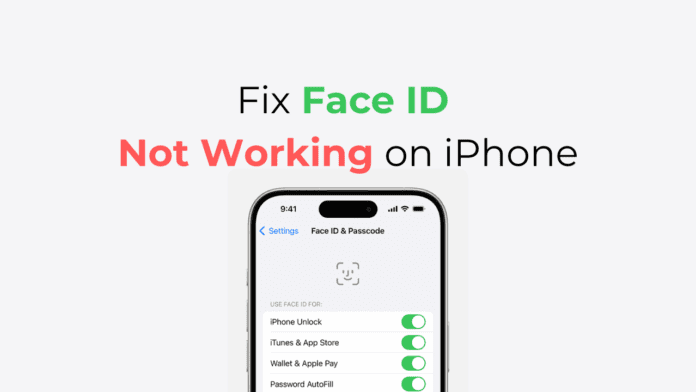 How to Fix Face ID Not Working on iPhone after