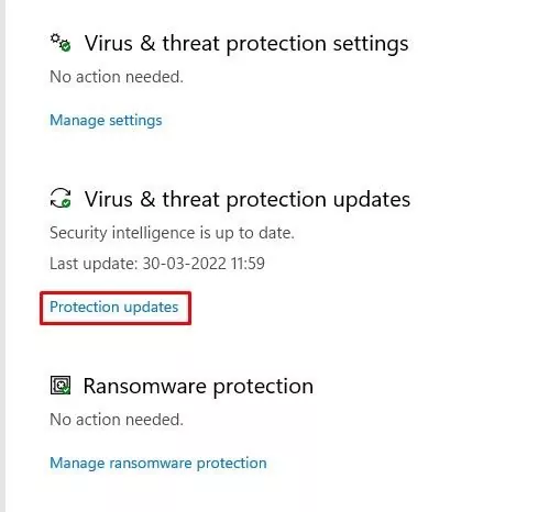 Protection updates