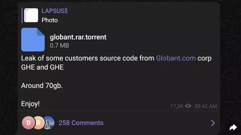 Globant Officially Confirmed Data Breach