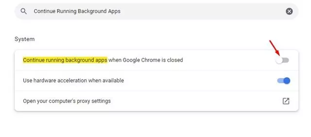 Stop Background App from Running when Chrome is Closed