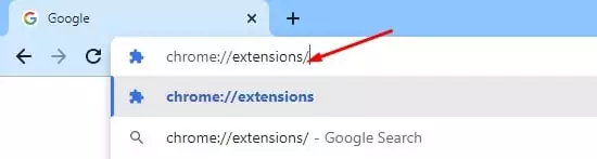 chrome://extensions/