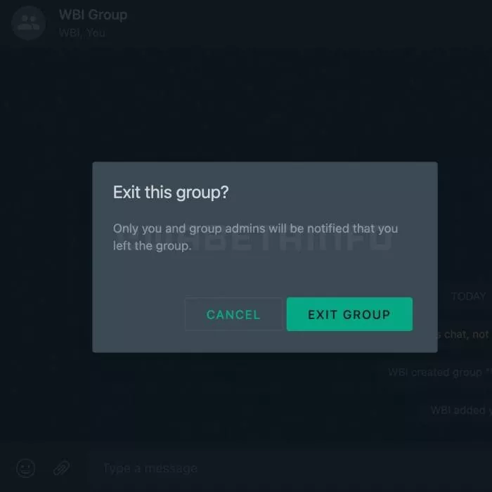 Soon You Can Silently Exit Whatsapp Groups
