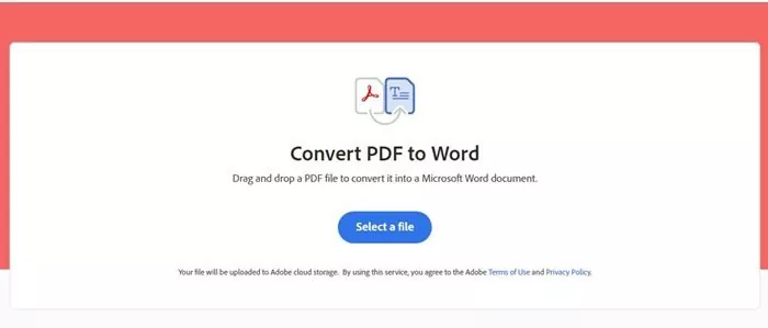 Adobe PDF to Word Converter