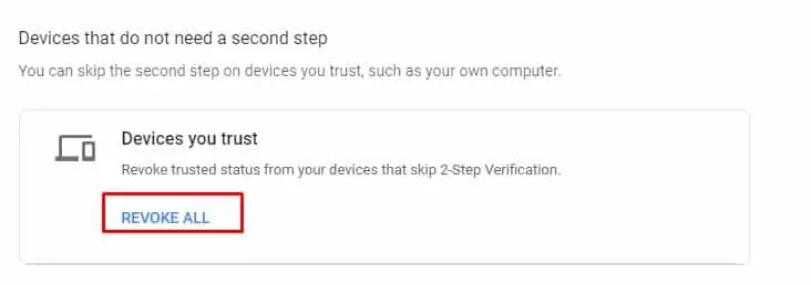 Remove Trusted Devices From Your Google Account