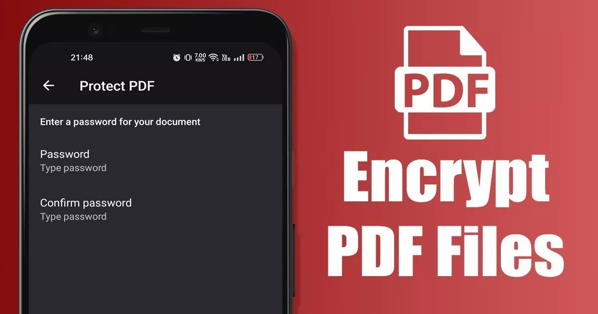 How to Password Protect PDF Files on Android