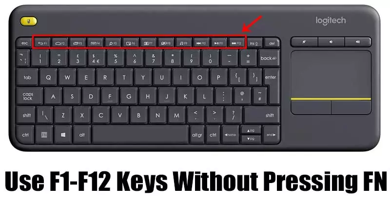How to Use The Function Keys Without Pressing Fn Key on Windows