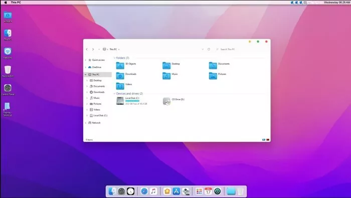 macOS theme for windows 11