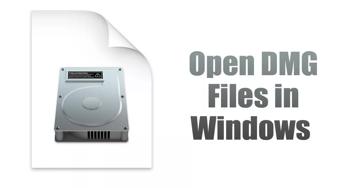 How to Open DMG File in Windows