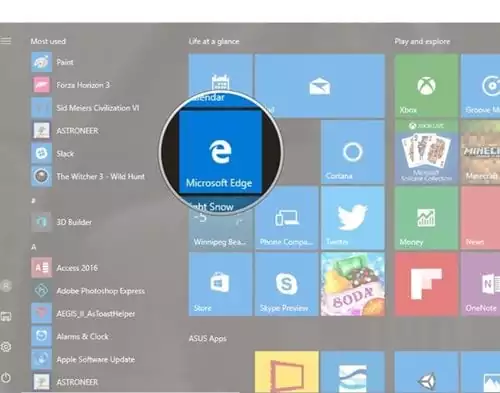 Share Web Content Using the Microsoft Edge in Windows 10