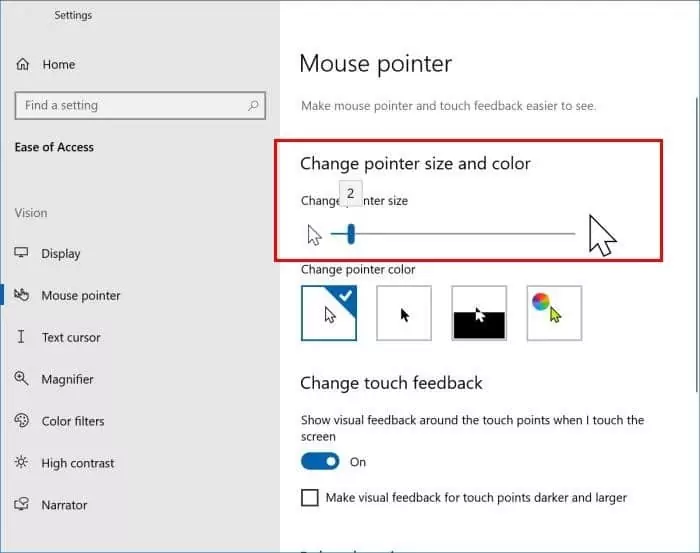 make mouse pointer bigger in Windows pic4