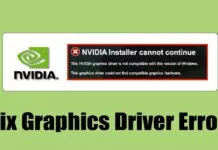 How to Fix: NVIDIA Driver is Not Compatible With This Version