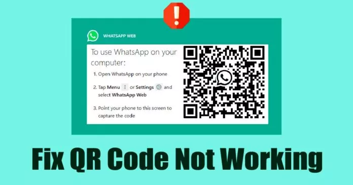 How to Fix WhatsApp Web QR Code Not Working 8