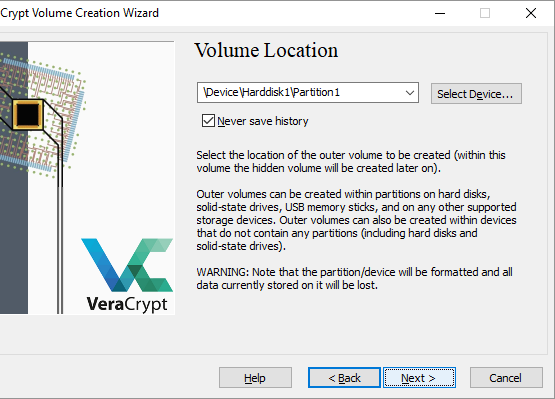 Browse the removable disk in the volume location