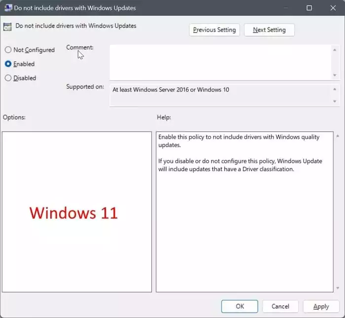 disable auto driver updates in Windows 11 pic05