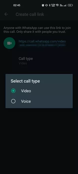 Video or Voice