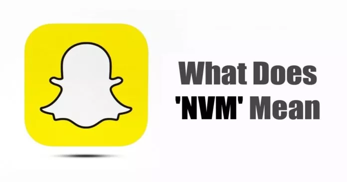 What Does ‘NVM’ Mean on Snapchat (All Meanings)