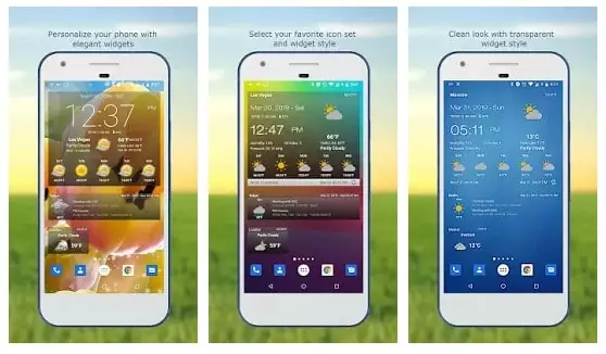 Weather & Clock Widget for Android