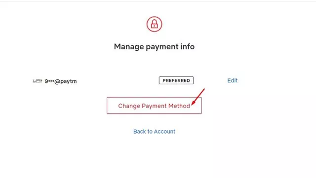 Change Payment Method