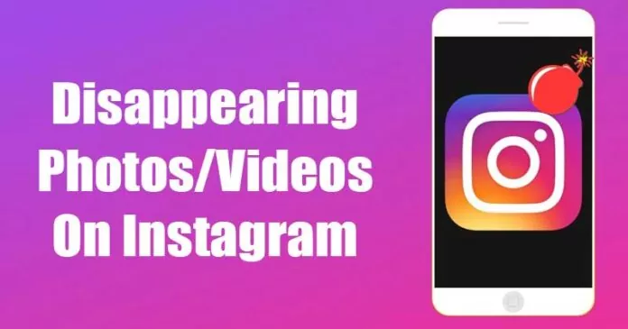 How to Send Disappearing Photo/Video On Instagram
