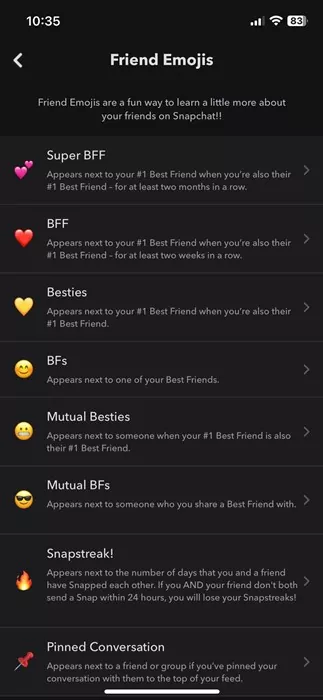pick the Friend Emojis category