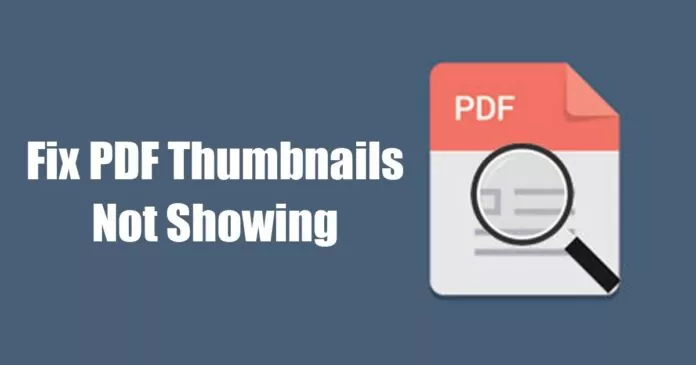 How to Fix PDF Thumbnails Not Showing on Windows (6