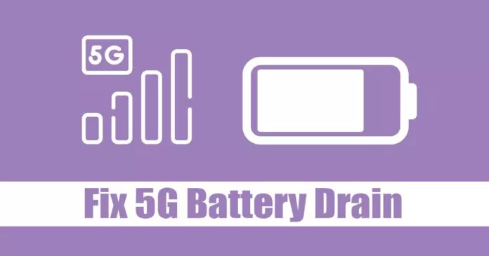 How to Fix 5G Battery Drain on Android in 2023