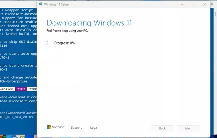 download Windows 11 ISO file without TPM