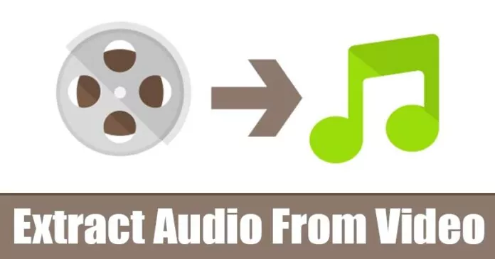 rewrite this title How to Extract Audio From Video On