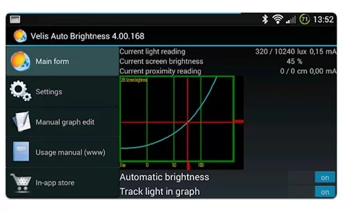 Use Velis Auto Brightness App