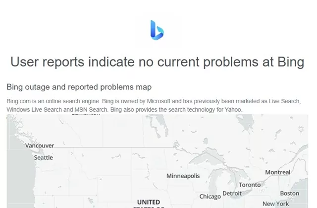 Check if Bing Chat is down