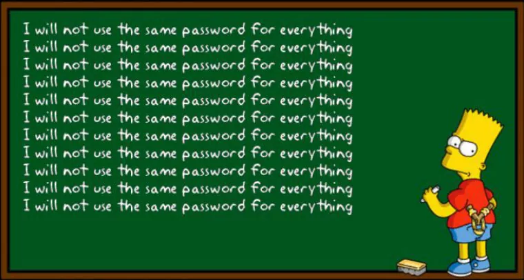 Don't Use Same Passwords For Different Accounts