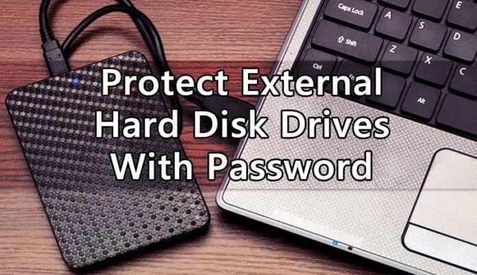 How To Protect External Hard Disk Drives With Password