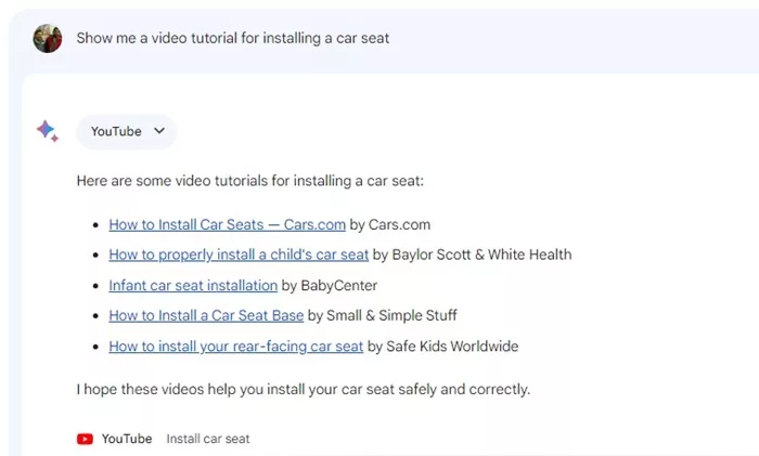 Show me a video tutorial for installing a car seat