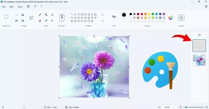 How to Use Image Layers on Paint for Windows 11