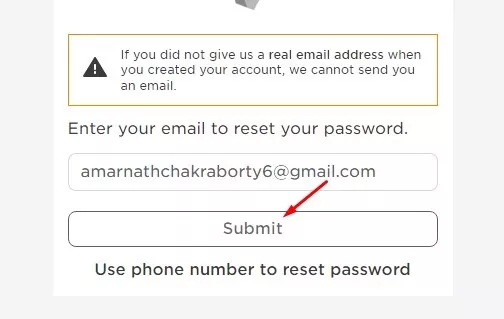 verified email address