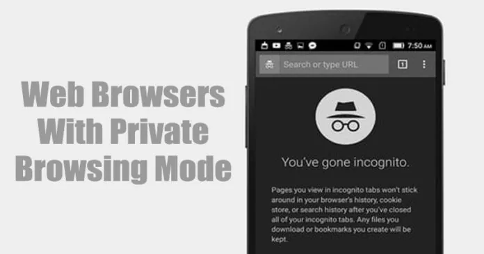 10 Best Android Web Browser With Private Browsing Mode in