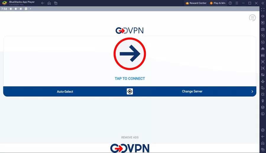 GoVPN app on your PC