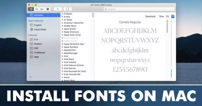 How To Install Fonts on MacOS (Simple Method)