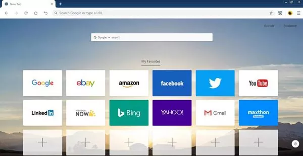 Maxthon Cloud Browser features