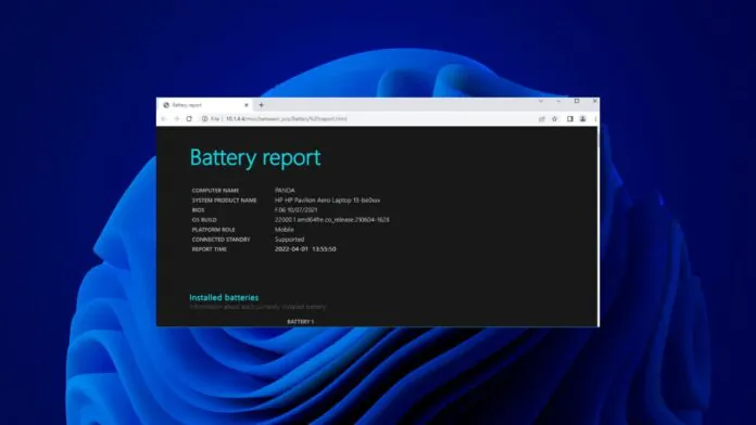 How to Check Battery Health of Windows 11 Laptop