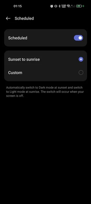 Auto-Switch function