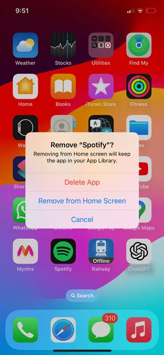 Reinstall the Spotify app